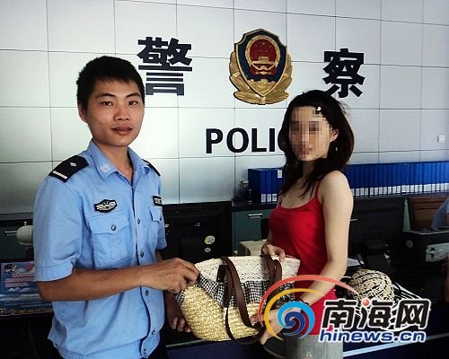 游客财物被抢 三亚市民协助警方擒抢匪
