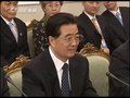 视频：胡锦涛同葡萄牙总统会谈