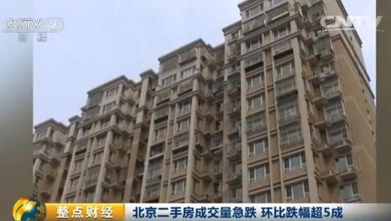 北京二手房成交量现断崖式下跌 一线楼市或豪宅化