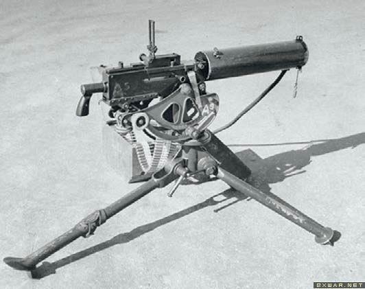 图7:m1917水冷式重机枪性能并不出色   美械也有好东西   当然,美械