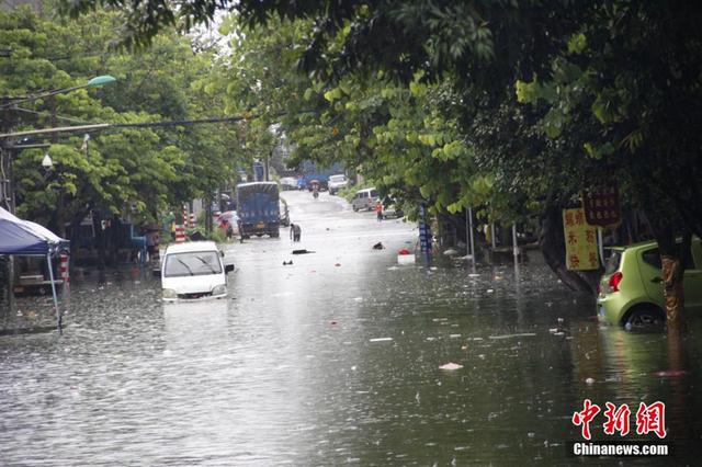 广西多地暴雨成灾 未来两天雨势更强