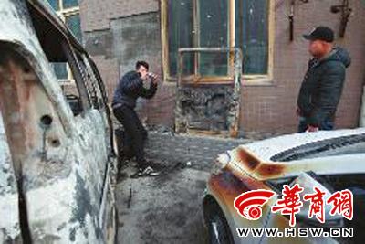 西安街头一夜10辆车被烧 现场摄像头遭破坏(图)