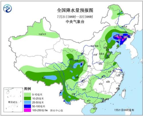 北方暴雨区域转移至东北地区 南方开启高温持久战