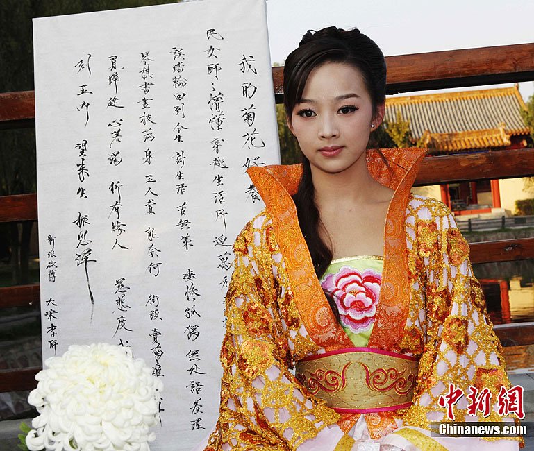 穿越女开封万元卖菊花
