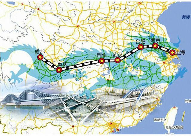 沪蓉高铁提上日程 沿长江串联22个城市(图)