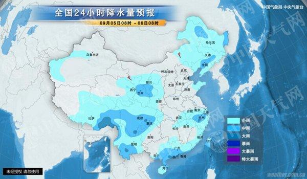 东北华北雨水频繁 西南多雨显秋凉