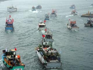 台湾70多艘渔船出发保钓维护渔权 历年最大(图)
