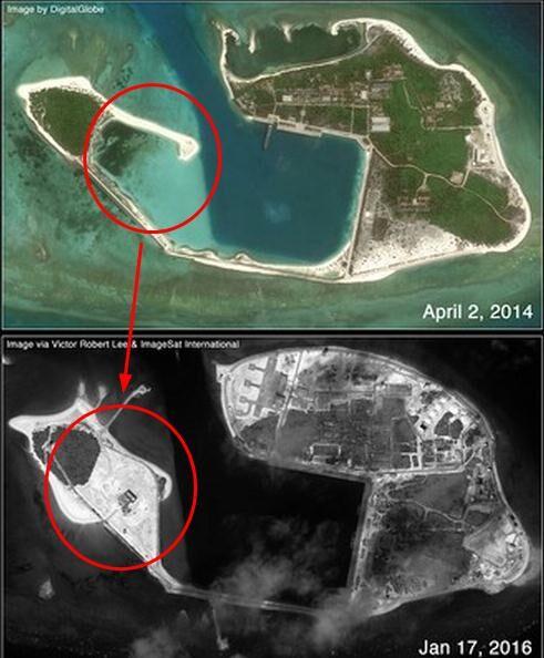 日媒称中国在西沙琛航岛建军用基地 将部署直18