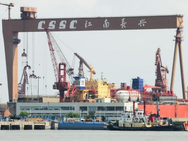 外媒称网络照片证实055驱逐舰正在总装 可能2017年下水