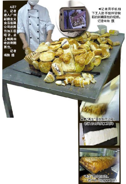 到期面包回炉再造热卖 面包厂要求媒体不报道