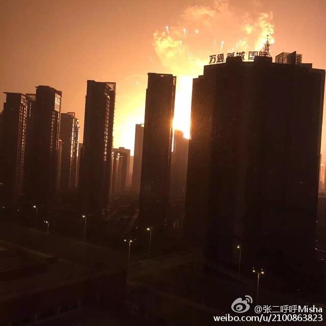 天津爆炸图片