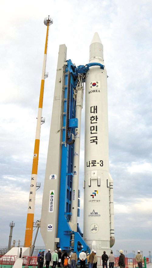 韩国演练"罗老"号火箭发射