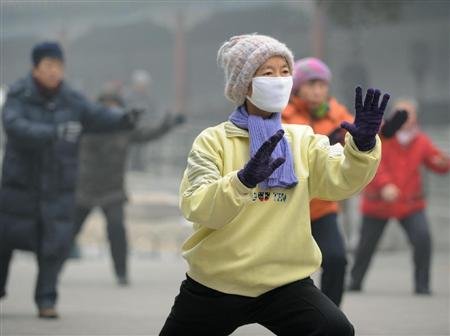 日本忧中国污染物随风飘至 官方吁民众紧闭门