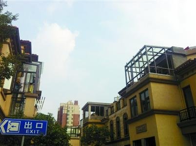 顶层别墅v顶层搭建阳光房别墅佛山房产图片