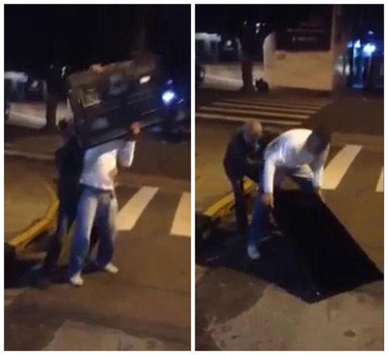 我砸了电视机_邓肯砸电视_砸电视gif