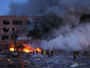 吉林市天然气泄漏引发爆炸