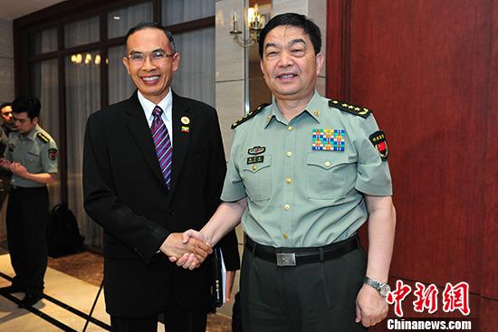 常万全会见缅甸防长:加强多边配合维护边境安全