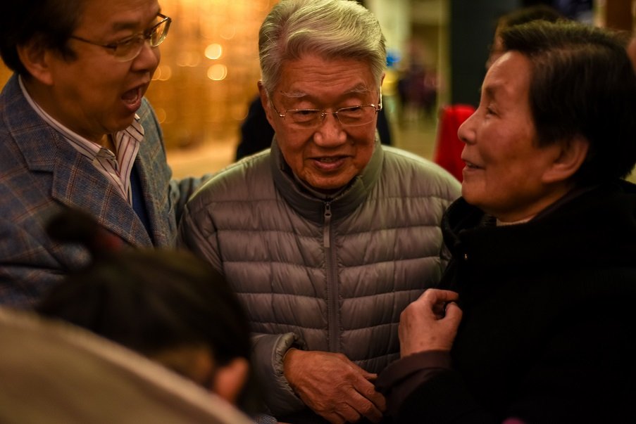 树锋、味芳参加2015年的上海点映 树锋、味芳参加2015年的上海点映