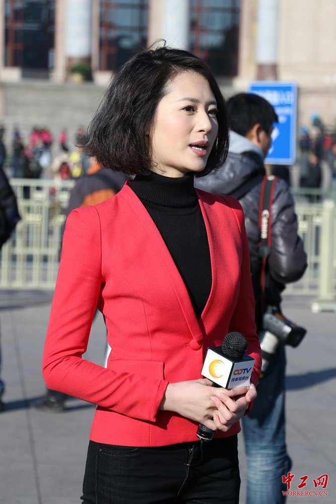 两会花絮:那些气质优雅的出镜记者