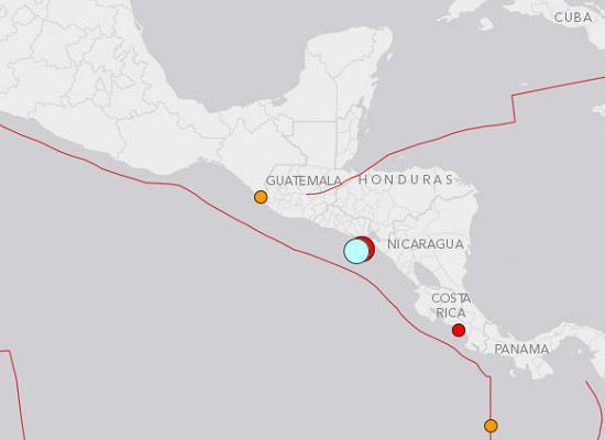萨瓦尔多东南部发生两次地震 震级均为7.4级