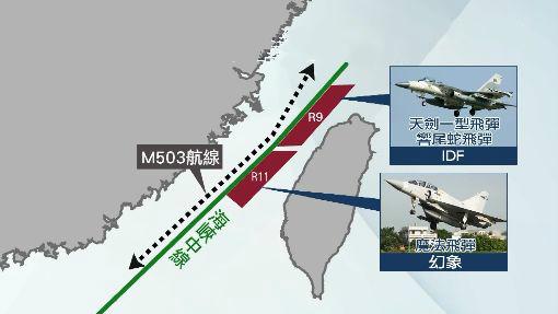 台湾空军开始在台湾海峡中线东侧举行实弹演习(图)