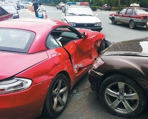 事故现场。资料图