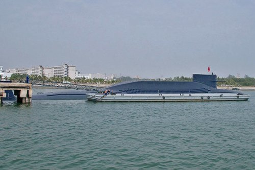 港媒:<em>许其亮</em>所视察潜艇疑是094型战略核潜艇_