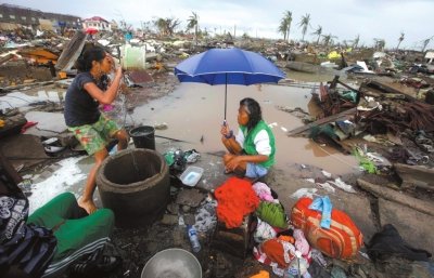 台风海燕已致菲律宾229人遇难(图)
