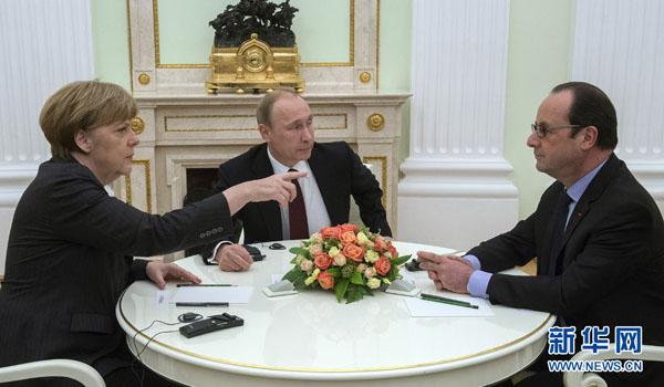 德法俄乌领导人将在明斯克会晤商讨乌克兰危机