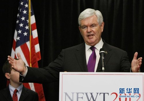 金里奇退出美总统大选 罗姆尼PK奥巴马胜负难