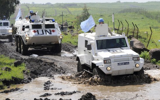 联合国拒绝俄罗斯维和部队进驻戈兰高地(图)