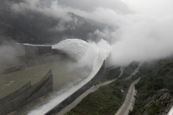 云南昭通永善县,世界第三大,中国第二大水电站 溪洛渡水电站.