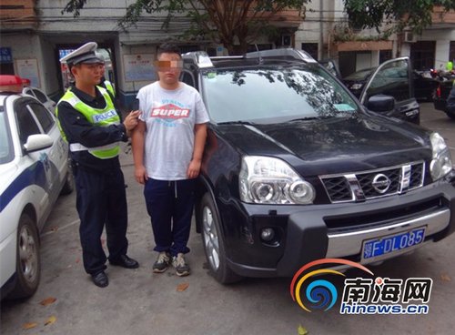 湖北女子毒驾至海南 乔扮男子红绿灯前吸食K粉
