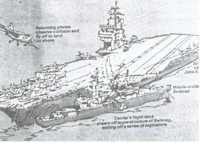 九千噸VS八萬噸：美國海軍最嚴重一次相撞事故