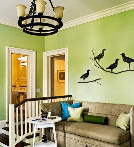 借墙面一抹绿色把森林请进家