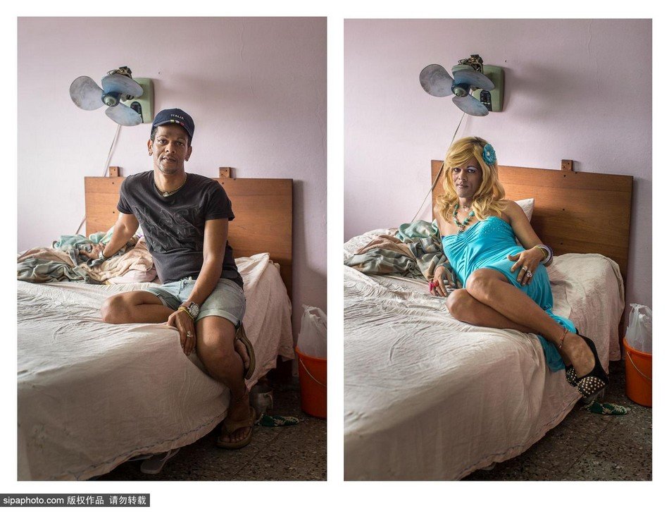 摄影师拍古巴变性人手术前后对比图