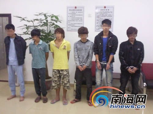 六男子轮奸少女后落网 其中5名嫌犯系90后(图)