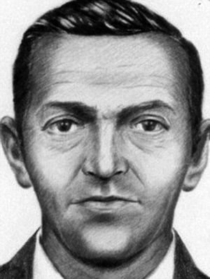 警方描绘出的劫机犯肖像。