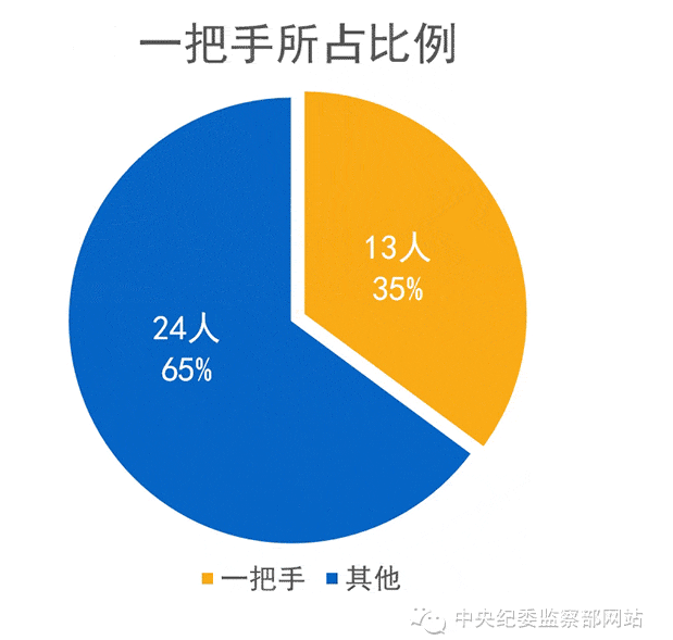 去年37名中管干部被查 大部分曾担任“一把手”