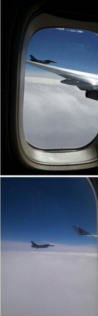荷兰皇家空军战机为习近平专机护航