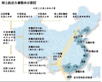 Chinese sea police station hangs out his shingle formally set the East China Sea of Nanhai the North sea 3 substation