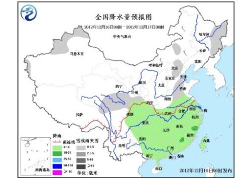 冷空气将影响中东部 南方地区多阴雨天气