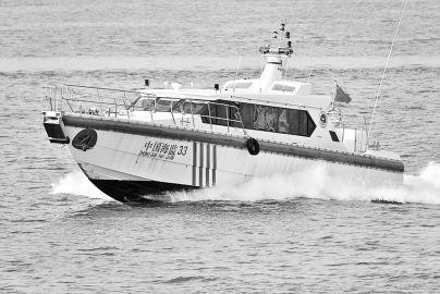 中国海监两艘新型执法艇海监33及海监34入列