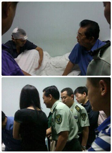 李双江看望伤者替儿子道歉:宁愿你们把我打一顿