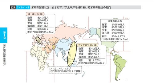 日本2012《防卫白皮书》对美国军力进行了公布.