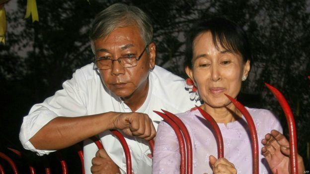 缅甸全国民主联盟成员吴廷觉当选总统