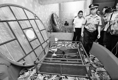 西安扫黄 现场拆床