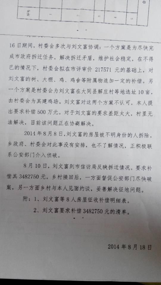 大同近10名“蒙面人”半夜持刀强拆 官方称正调查