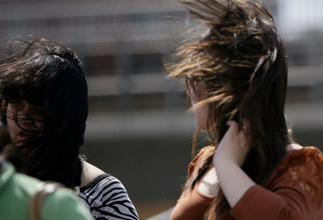 北京上午发布大风蓝色预警 阵风七八级伴有沙