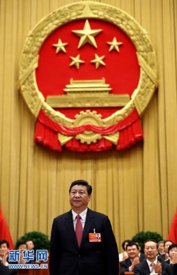 美国总统奥巴马祝贺习近平当选中国国家主席 
